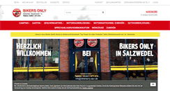 Desktop Screenshot of bikersonly-shop.de